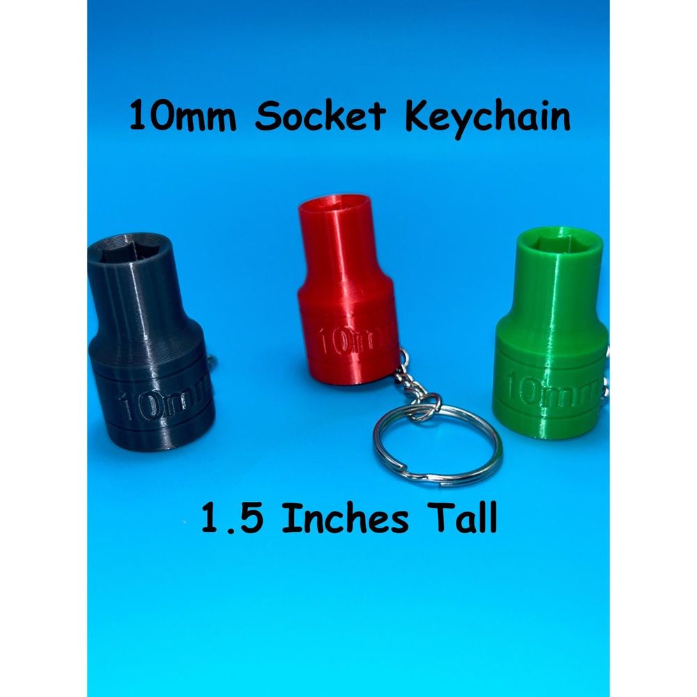 Funny 10mm Socket Keychain: Mechanic Gift, Never Lose It Aga...