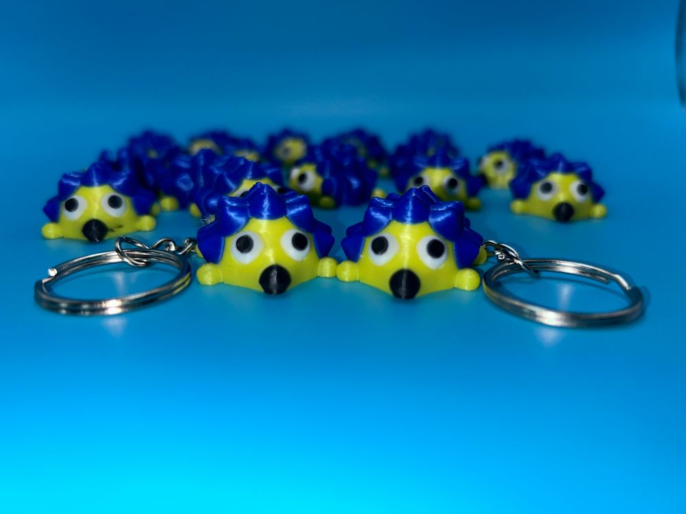Mini Flexi Hedgehog Keychain