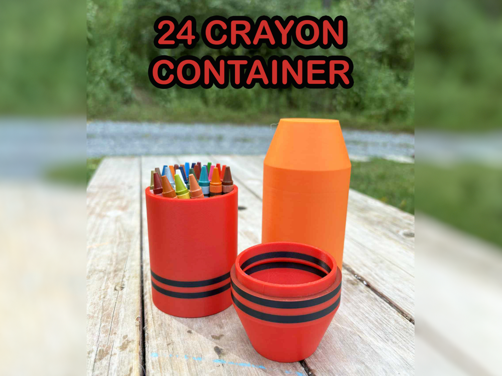 24 Crayon Container