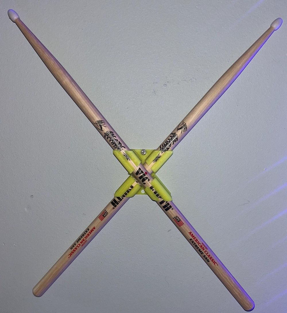 Musician  Drum Stick wall mount. New Version that is more fl...
