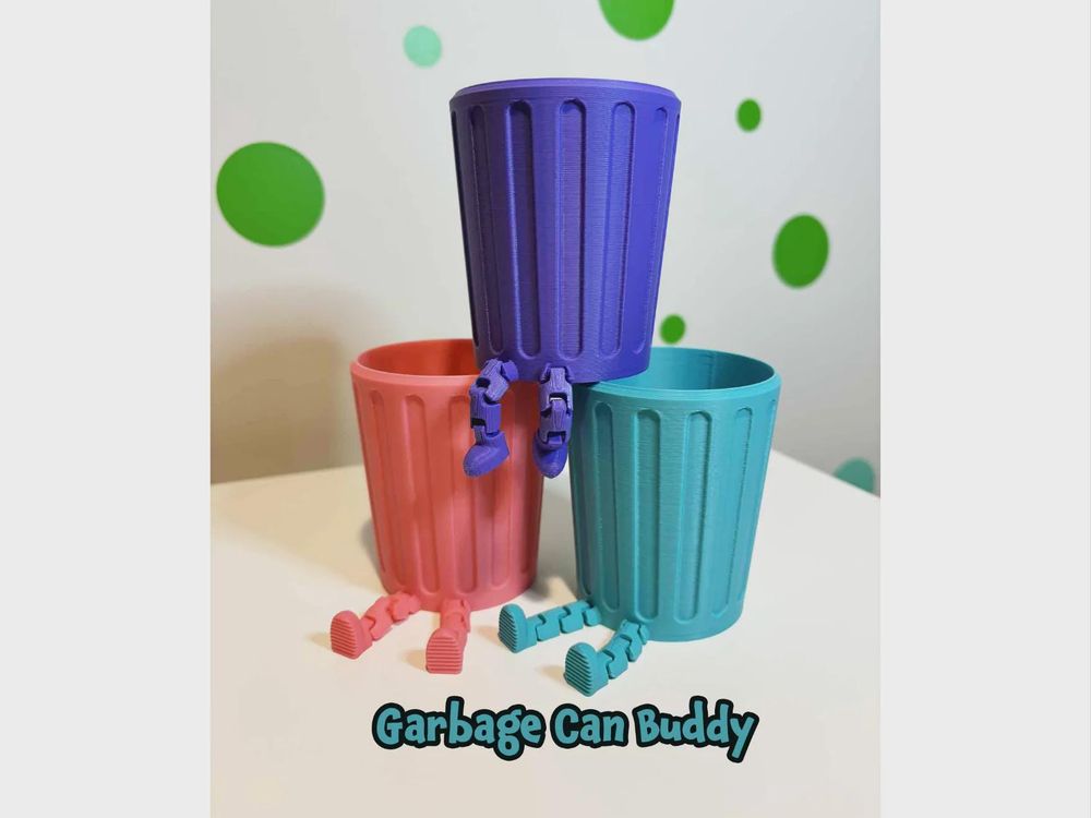 Trash Can Buddy Desk storage